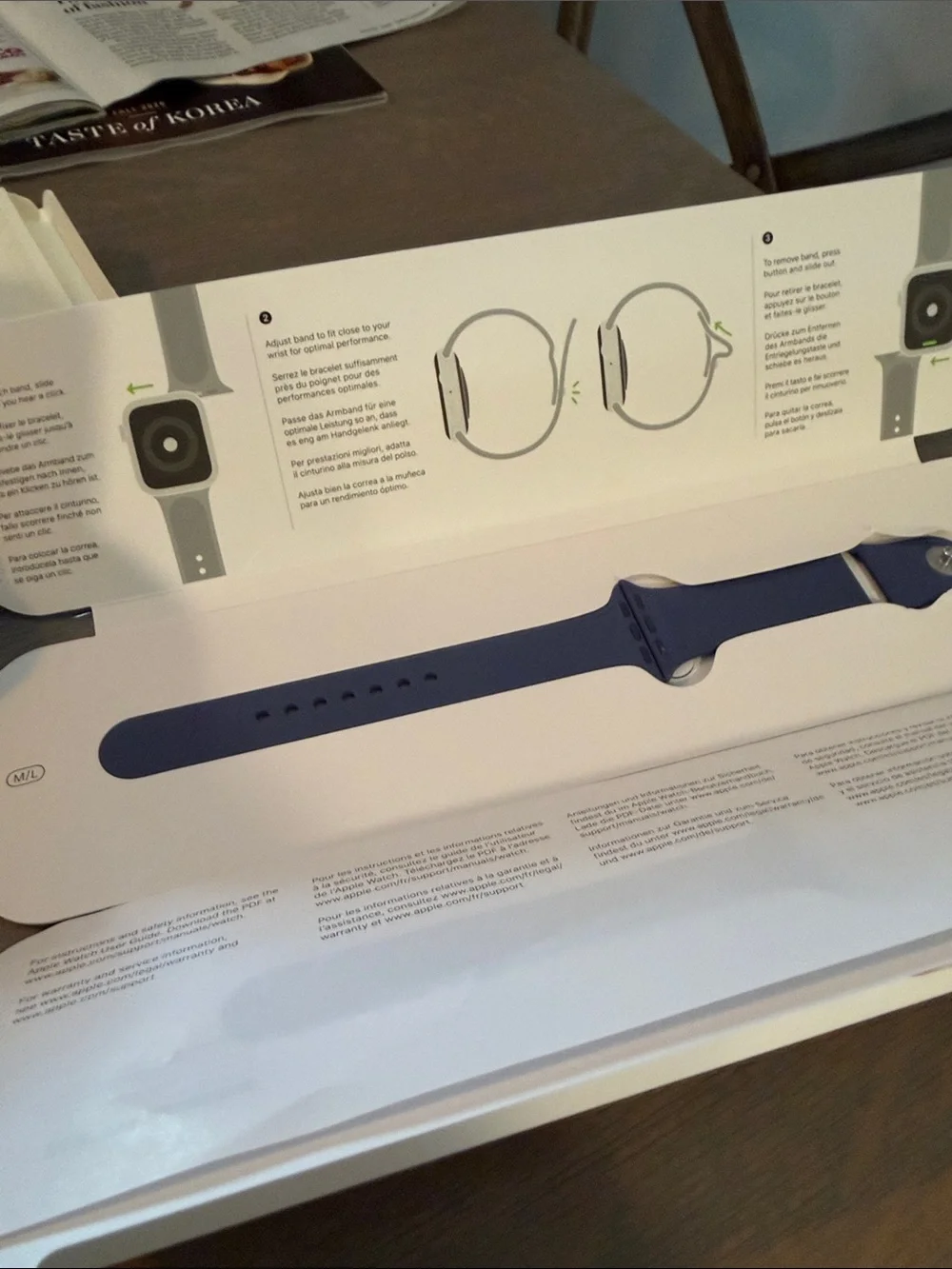 Apple Watch Sport Band Alaskan Blue 40MM